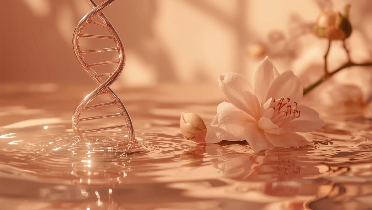 DNA and flower